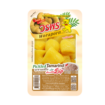 Woraporn Pickled Tamarind with Dip 120g<br/>(มะขามแช่อิ่ม พร้อมพริกเกลือ)